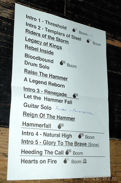 setlist